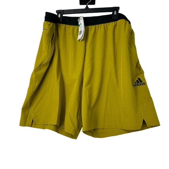 ADIDAS CLUB 3-STRIPES SHORTS MENS SIZE 2XL AXIS WOVEN 3.0 HN3087 TRAINING OLIVE - Picture 1 of 13